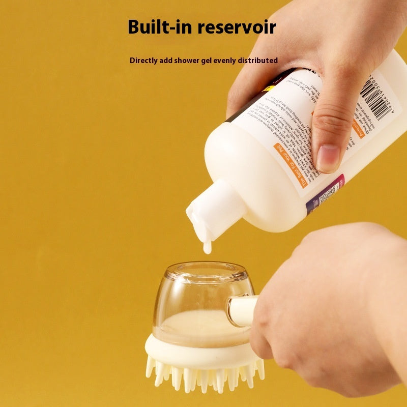3-in-1 Pet Bath Brush: Stress-Free Grooming & Massage