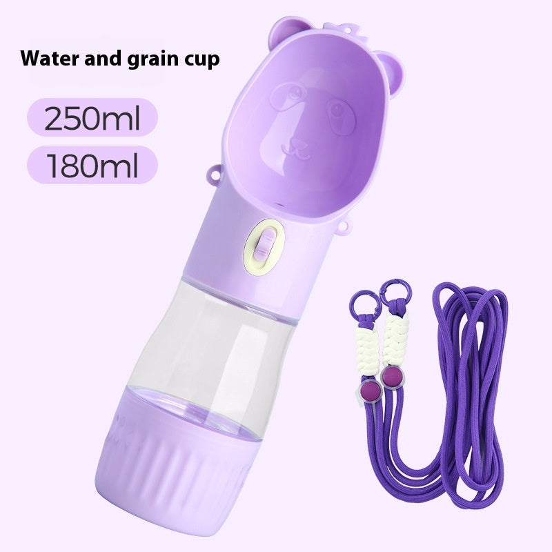 Adventure-Ready 2-in-1 Dog Water Bottle & Feeder