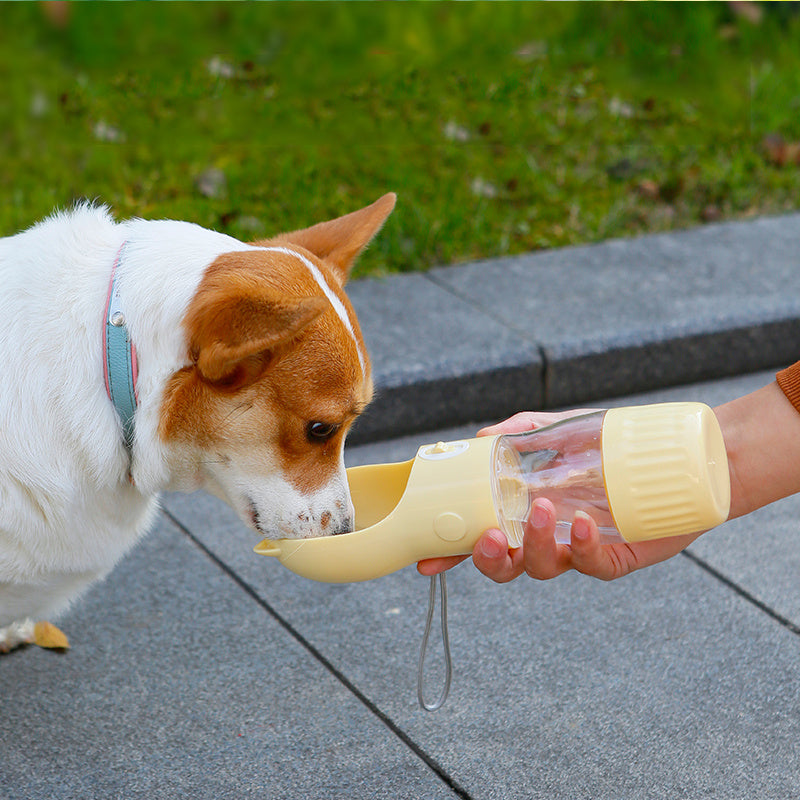 Adventure-Ready 2-in-1 Dog Water Bottle & Feeder