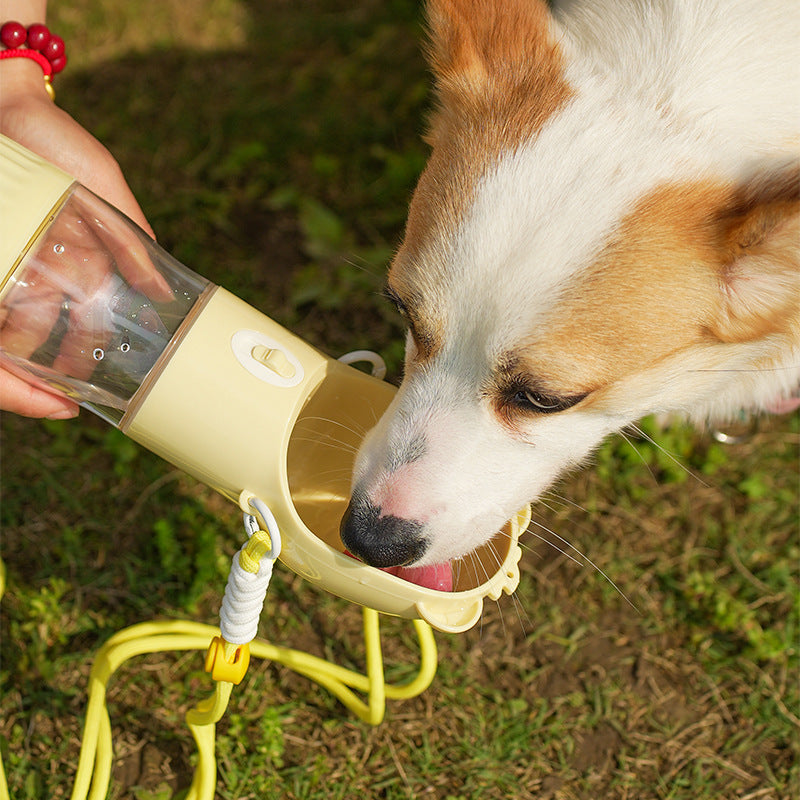 Adventure-Ready 2-in-1 Dog Water Bottle & Feeder