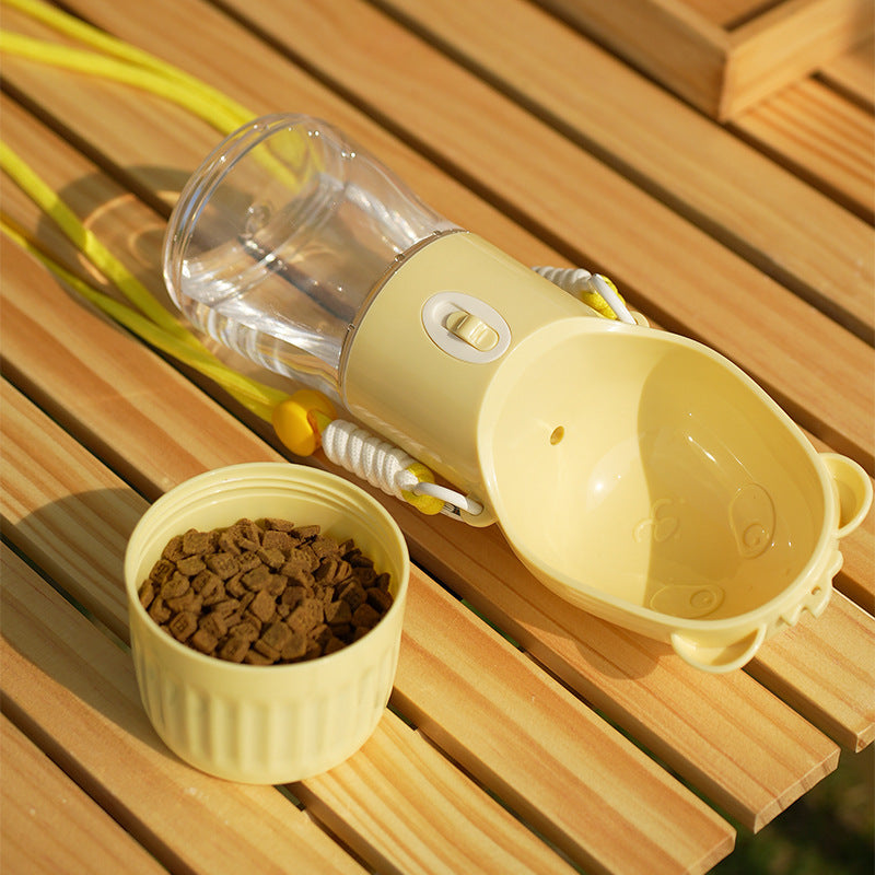 Adventure-Ready 2-in-1 Dog Water Bottle & Feeder