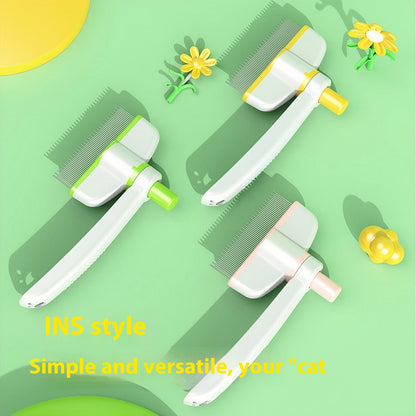 The Blissful Brush: Gentle De-Shedding & Flea Comb