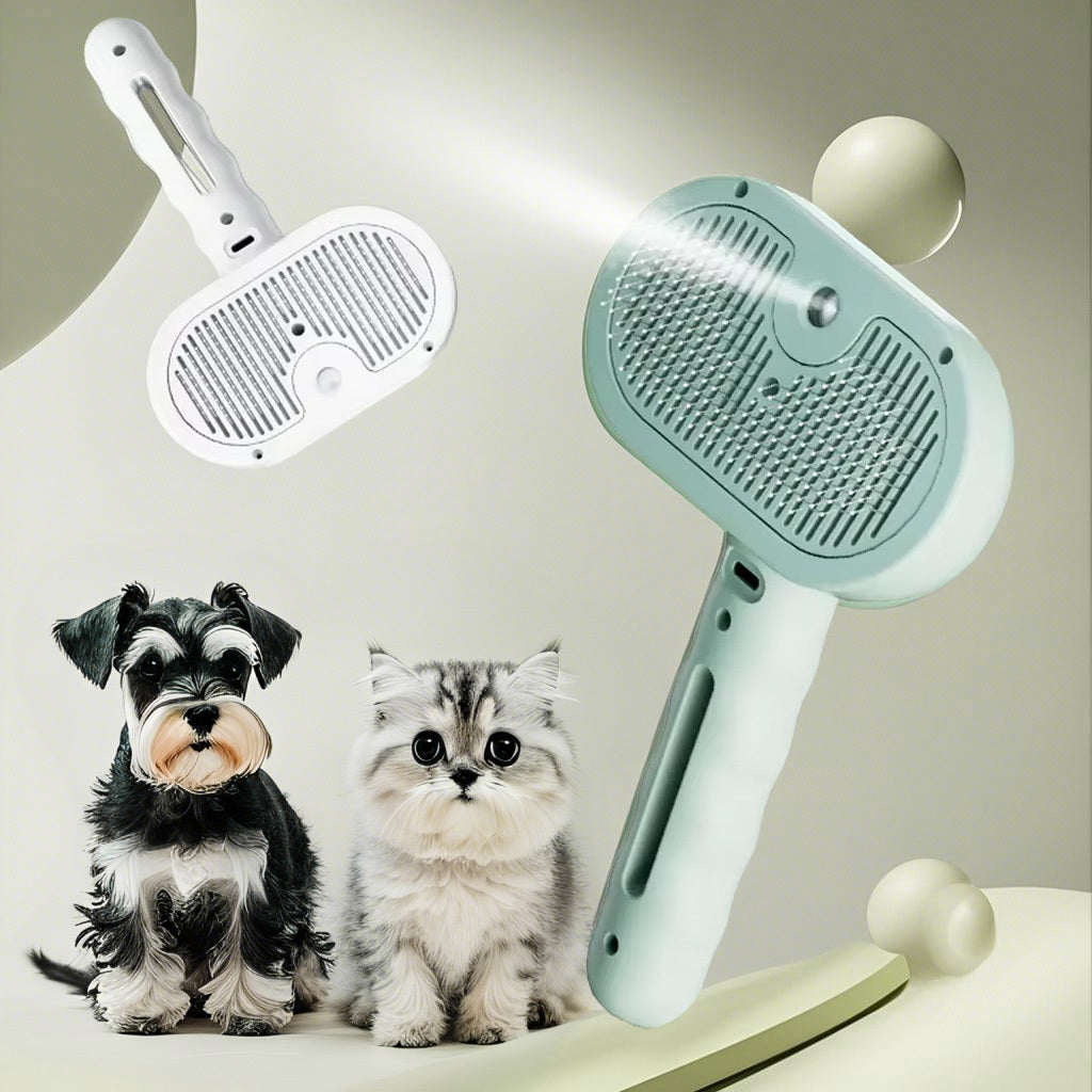 Happy Pet Mist Comb: Effortless Shedding & Hydration