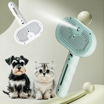 Happy Pet Mist Comb: Effortless Shedding & Hydration