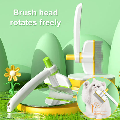 The Blissful Brush: Gentle De-Shedding & Flea Comb