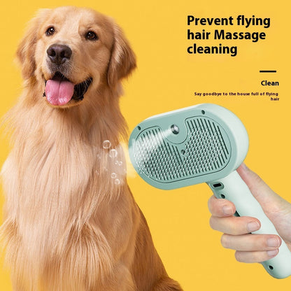 Happy Pet Mist Comb: Effortless Shedding & Hydration