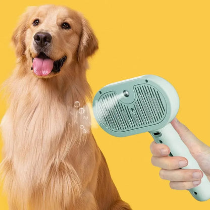 Happy Pet Mist Comb: Effortless Shedding & Hydration