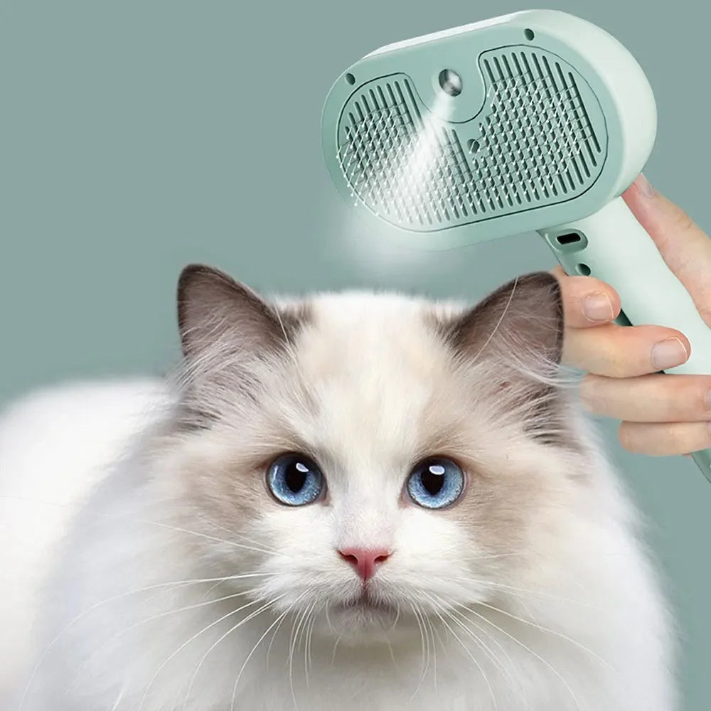 Happy Pet Mist Comb: Effortless Shedding & Hydration